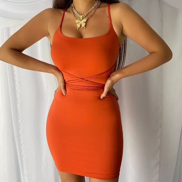 Sthembiso Dress - Orange